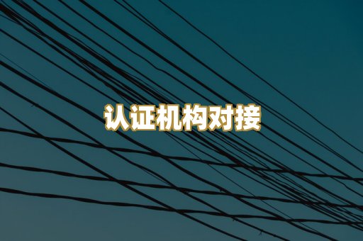 认证机构对接